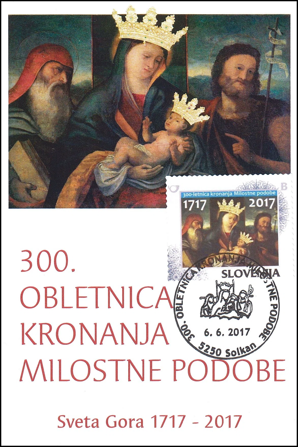 300. OBLETNICA KRONANJA MILOSTNE PODOBE
